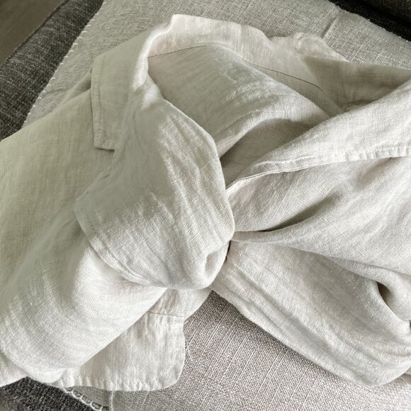 100% Linen Jacket, M, linen color - Picture 7 of 7